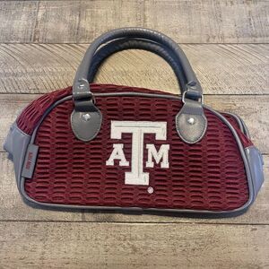 Texas A&M Aggies Mesh/Leather Purse Size 11" x 5" x 6"